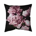 Begin Home Decor 20 x 20 in. Pink Peonies-Double Sided Print Indoor Pillow 5541-2020-FL355-1